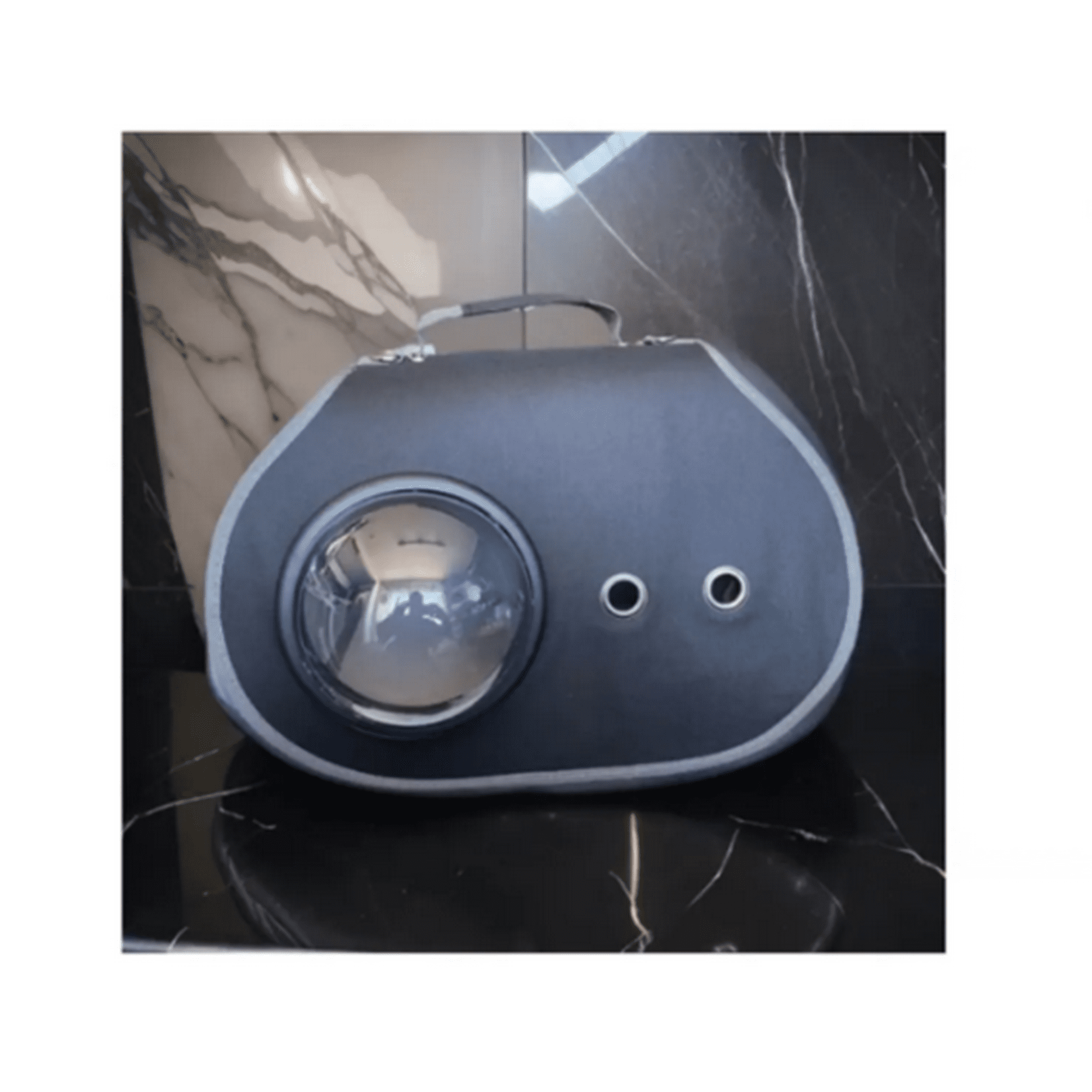 Genérico - Maletin Guacal Plegable Para Perros O Gatos Alta Gama Gris