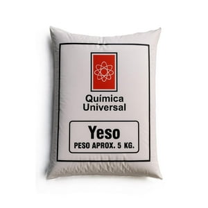 Yeso Bolsa 5Kg Quimica Universal Blanco 36X30X5
