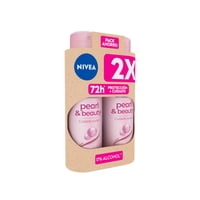 Nivea - Antitranspirante Pearl & Beauty Original Spray Pack 2 Un
