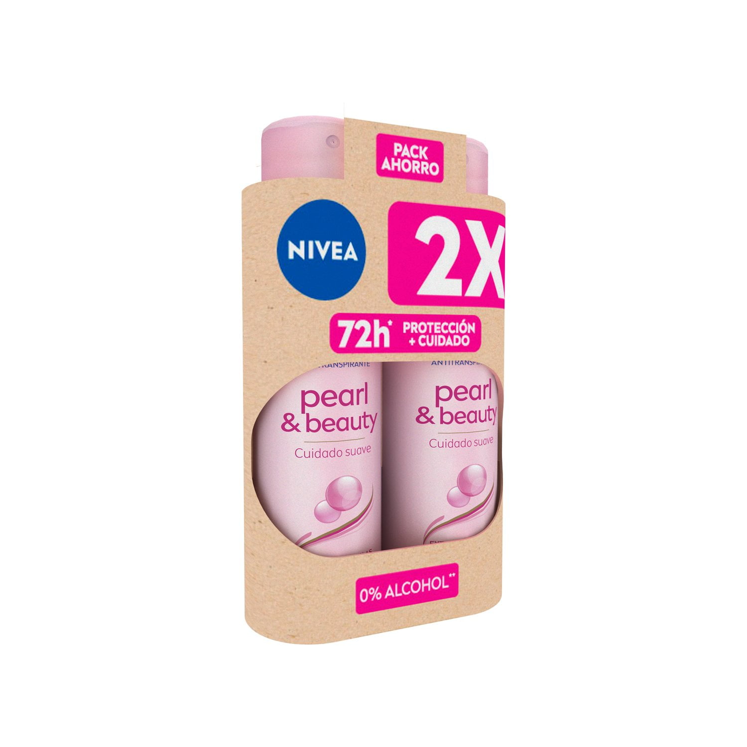Antitranspirante Pearl & Beauty Original Spray Pack 2 Un 300 ml Nivea
