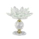 thumbnail image 3 of Candelero De Candelabro De Candelita De Loto De Vidrio Para Decoración De Fiesta En Casa Verde, 3 of 5