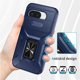 thumbnail image 4 of Funda Resistente para Google Pixel 9A con Tapa Deslizante y Protección Militar Azul, 4 of 5