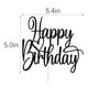 thumbnail image 3 of Decoración de tarta FLORCMET hecha a mano con purpurina para fiesta de cumpleaños, 3 of 8