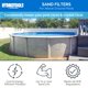 thumbnail image 2 of Sistema de Filtro de Arena Swimline HYDROTOOLS Tanque de 12" 8000 Galones, 2 of 8