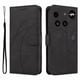 thumbnail image 1 of Funda tipo cartera con tapa para Nothing Phone 3 con tarjetero, soporte y cubierta magnética Negro, 1 of 5