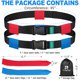 thumbnail image 2 of Cinturones de fútbol con bandera HASITE, 10 juegos con 30 banderas y bolsa, 2 of 6