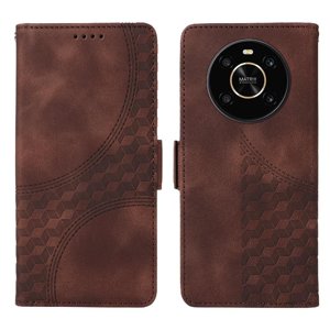 Carcasa Foxdock Honor X9 De Cuero Pu, Diseño Acolchado Clásico, Protección Contra Caídas Y Rayones