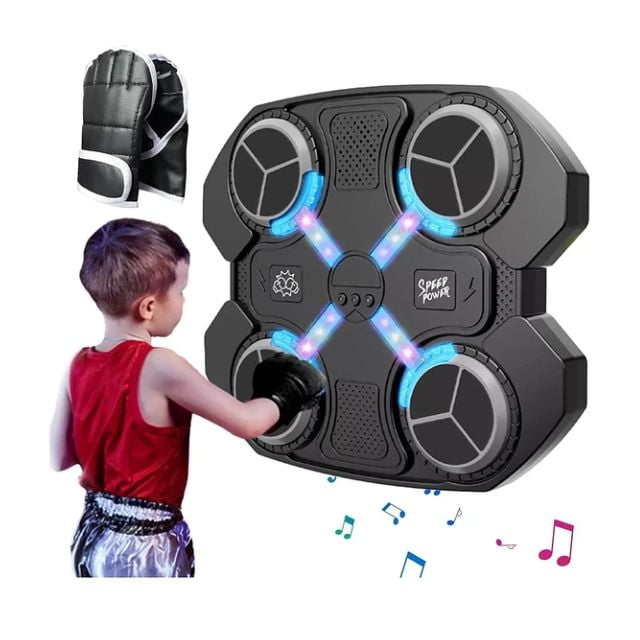 Boxing - Máquina De Boxeo Musical Para Niños C/bluetooth Interactivo