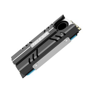 Magideal - M.2 2280 Disipador De Calor Mini Turbofan 3Pin Aleación De Aluminio 2280 Almohadilla Térmica De Sólido Enfriador De Disipador De Calor Para