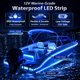 thumbnail image 4 of Tira de luces LED Phosfera 12V 122 cm 2 piezas Impermeable Azul, 4 of 8