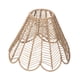 thumbnail image 1 of Sala de lámpara hecha de cuerda de papel tejido, en forma de tambor, decoración decorativa del hogar, órdenes de lámparas boho tejidas a mano únicas,, 1 of 5