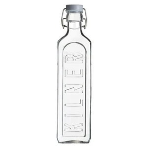 Kilner - Botella Tapa Gris Con Cierre Clip 1Lt