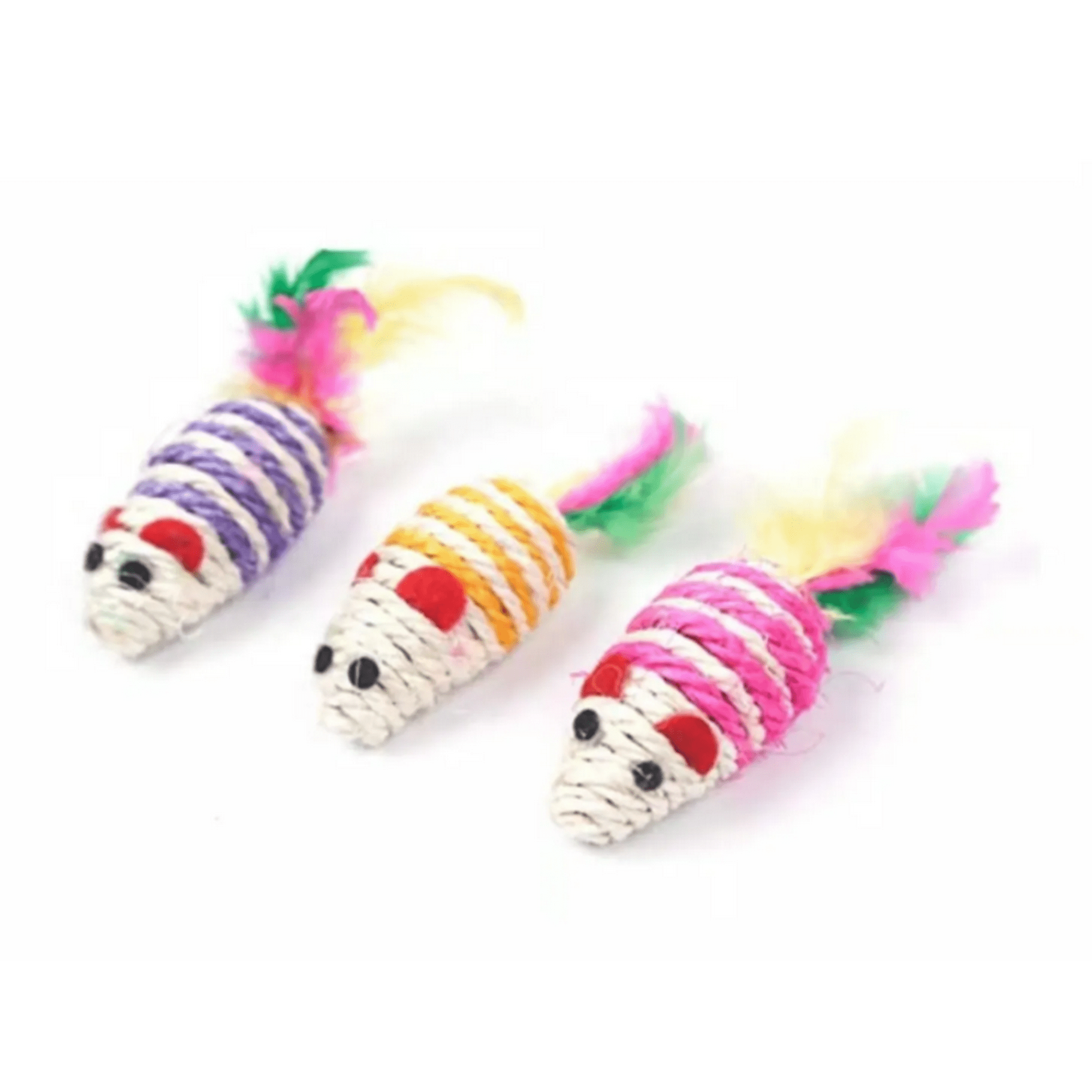 Genérico - Juguete Mini Ratones Para Gatos Mascotas X1