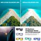 thumbnail image 5 of Gafas de sol Bauhaus magnéticas clip‑on con juego de 5 lentes, 5 of 8