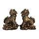 thumbnail image 4 of 1 Par De Cobre Chino Fengshui Kylin Chi-lin Qilin Dios Bestia Estatua Para El Hogar Cobre 5,5x7 Cm, 4 of 5