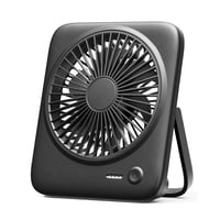 Ventilador De Escritorio Otlonpe F16 Recargable De 4000 Mah, Funciona Con Pilas