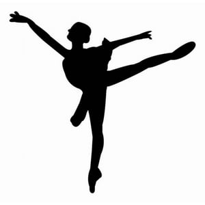 Rienda Libre Graphics - Decomural Ballet Dance Tutu Ballerina Ws-15765