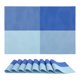 thumbnail image 1 of REGALWOVEN Juego de 8 Manteles Individuales, Manteles para Decoración de Mesa de Comedor de Cocina Lavables Resistentes al Calor Manteles Individuales Limpiables Azul 18*12in, 1 of 7