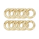 thumbnail image 4 of 10x Mosquetón De Metal Clips A Presión Hebillas Abrazadera Llavero Monederos Artesanía Aureate, 4 of 5