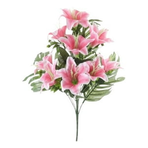 Genérico - Set 2 Flores Artificiales Ramo Lirios Decoración Adorno Jhn