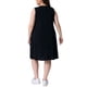 thumbnail image 3 of Vestido de verano sin mangas con cuello redondo y bolsillos para mujer de talla grande Agnes Orinda, 4X Negro, 3 of 5