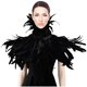 thumbnail image 1 of Chal HOMELEX de Plumas Cuervo para Disfraz de Halloween, 1 of 9