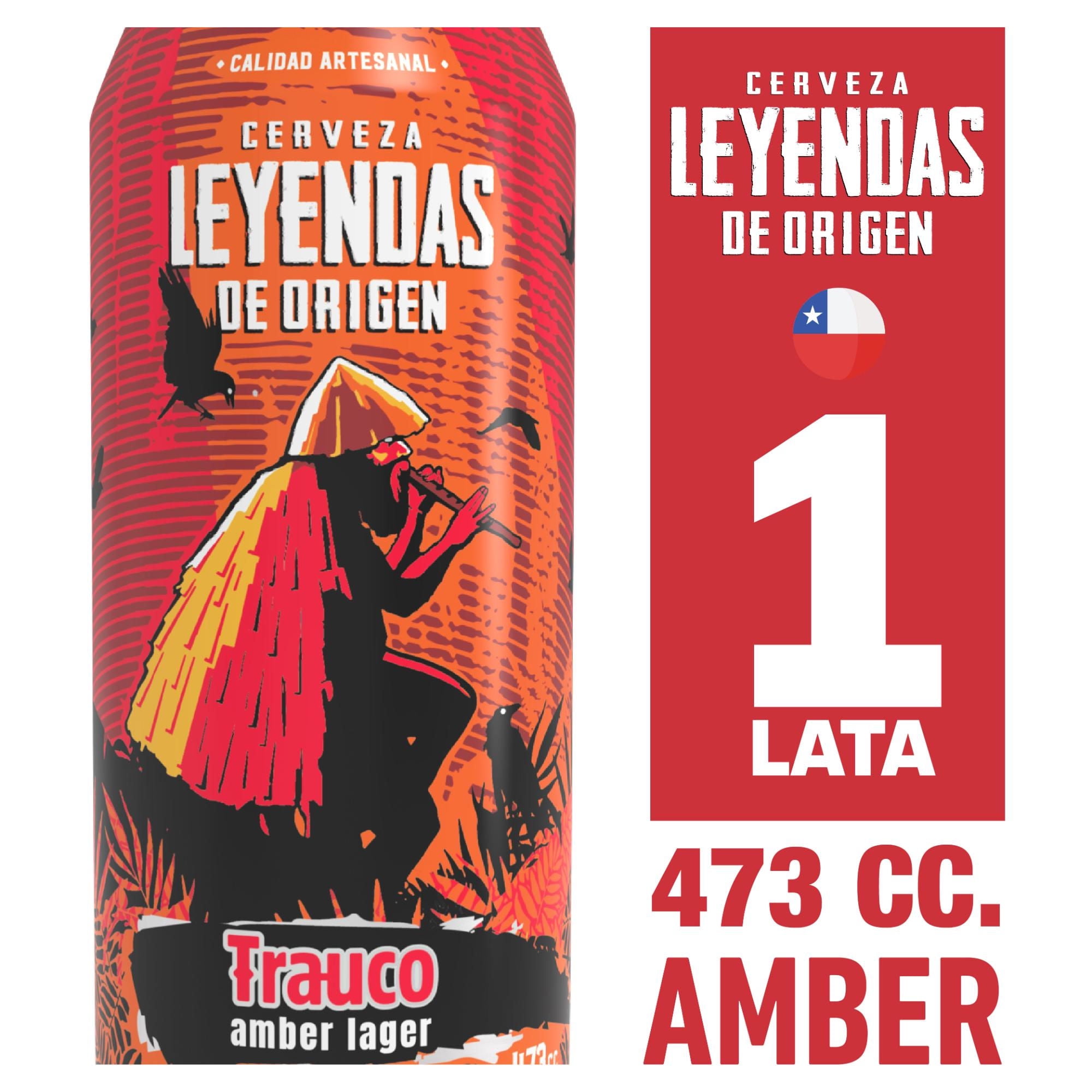 Cerveza Trauco Amber Lager Lata 473 ml Leyendas De Origen