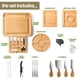 thumbnail image 4 of Set de tablas de charcutería HOME IT Bamboo con accesorios, 4 of 7