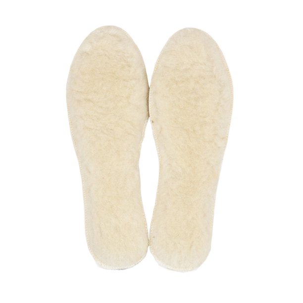 Plantillas LAMBAA: forro polar de lana de oveja, color blanco, talla 9 para mujeres y 7 hombres