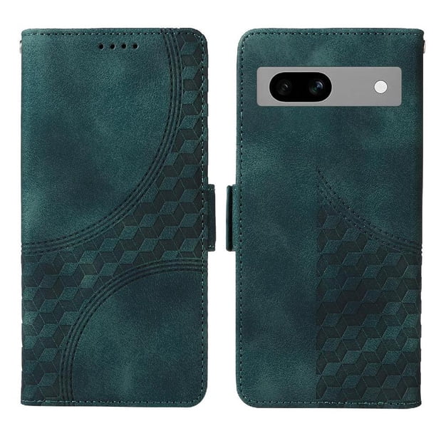 Carcasa FOXDOCK Google Pixel 7A de cuero PU, diseño acolchado clásico, protección contra caídas y rayones
