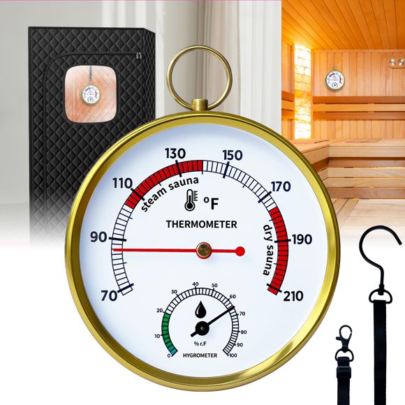 Termómetro y Higrómetro para Sauna Judkoir (Fahrenheit) - Nuevo