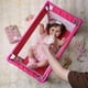 thumbnail image 2 of Cuna Babeside para muñecas de 17 a 21 años con bolsa de almacenamiento, color rosa, 2 of 3