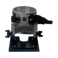 Magideal - Enrutador De Corte Protector, Base Transparente, Base De Corte Para Carpintería, Accesorios De Repuesto Para Máquina De Corte Eléctrico De 65Mm, Base Estilos Inclinados