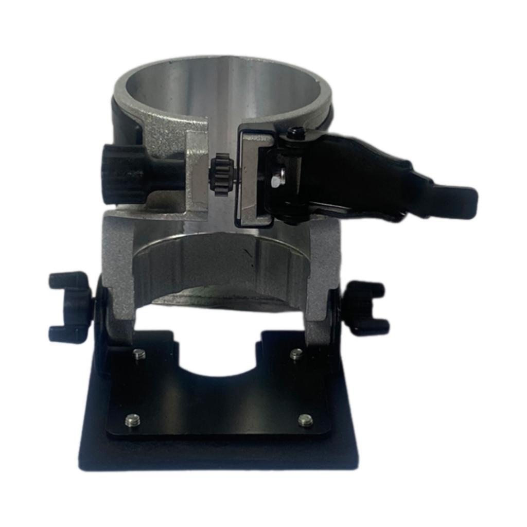 Magideal - Enrutador De Corte Protector, Base Transparente, Base De Corte Para Carpintería, Accesorios De Repuesto Para Máquina De Corte Eléctrico De 65Mm, Base Estilos Inclinados