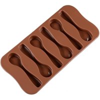 Genérico - Pack X6 Molde Chocolate Moldes Silicona Chocolate Cucharas