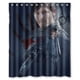 thumbnail image 1 of Cortina de ducha Daryl Dixon, juego de cortinas de baño con ganchos, tamaño 60 x 72 pulgadas, 1 of 3