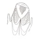 thumbnail image 3 of Sujetador de cadena de cuerpo de múltiples capas Bikini Crossover Arnés collar con borla, 3 of 5
