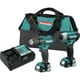 thumbnail image 1 of Kit combinado de destornillador inalámbrico y destornillador de impacto de 12 V Makita, 1 of 3