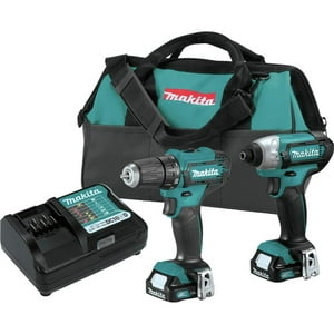 Kit Combinado De Destornillador Inalámbrico Y Destornillador De Impacto De 12 V Makita