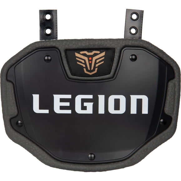 Placa posterior de fútbol americano Legion Protective talla S/M negra