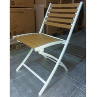 Velazio - Silla Plegable Para Terraza, Restaurantes, Pack X2 Marrón