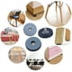 thumbnail image 4 of Deslizadores redondos de teflón para muebles, con tornillos, 20 unidades, deslizadores de teflón para muebles, deslizadores de silla, deslizadores de teflón clavables, 22 mm, 4 of 5