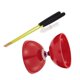 thumbnail image 4 of Juguete Diabolo Con Varillas, Juguete De Habilidad De Triple Rodamiento Para Regalo, Pastizales, Adultos, Ni?os, Rojo, 4 of 5