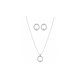 thumbnail image 1 of Conjunto Halo Brillante con baño de Oro 18k, 1 of 5