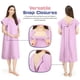 thumbnail image 4 of Bata de hospital NY Threads para mujer, suave y elegante, rosa, L-XL, 4 of 7