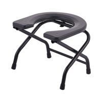 Ioensy - Asiento De Inodoro Plegable Cómoda Cómoda Junto A La Cama Para Baño Personas Mayores Adultos Altura 30 Cm