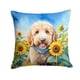 thumbnail image 1 of Cojín Sunflowers Goldendoodle, 1 of 6