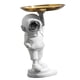 thumbnail image 2 of Astronauta Estatua Bandeja Insuficiente Escultura Esculturas Caramelo Llavero Plato Decoración Plateado, 2 of 5
