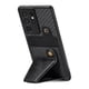 thumbnail image 4 of Funda Resistente para Samsung Galaxy S21 Ultra con Tarjetero y Soporte, Diseño Magnético Negro, 4 of 5
