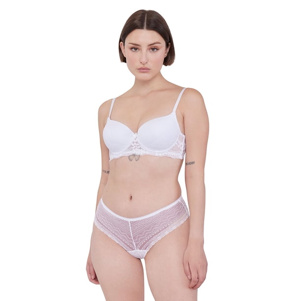 Pantaleta Mujer Ecru Full Lace Corona